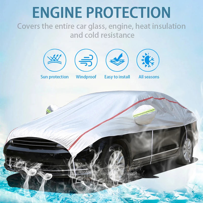 Universal Car Half Waterproof Outdoor Cover