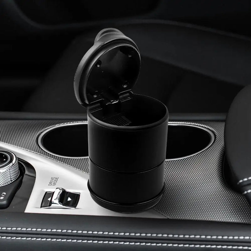 Car Ashtray Cup with LED Light & Coin Storage