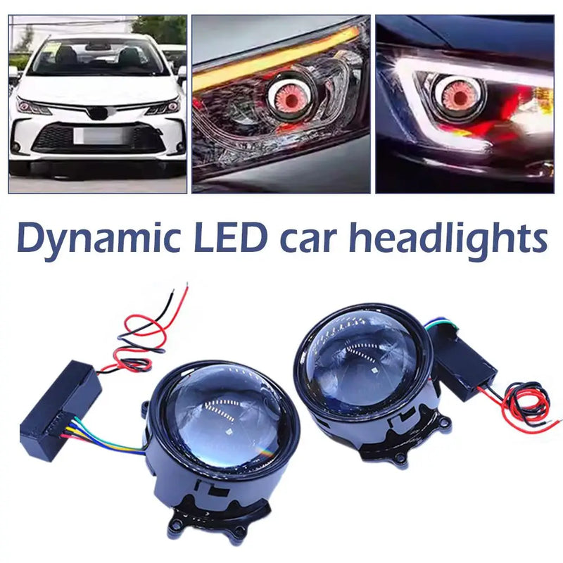 3 Inch 12V Dynamic Devil Eye Lens Light