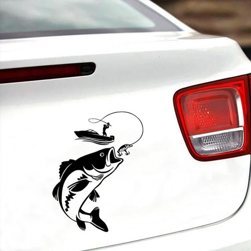 Fishing Fisherman Fish Boat Reflective Sticker